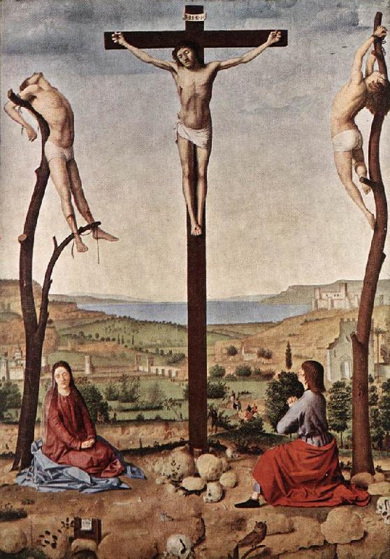 Antonello da Messina Crucifixion  dfgd Sweden oil painting art